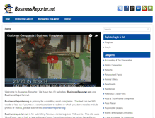 Tablet Screenshot of businessreporter.net